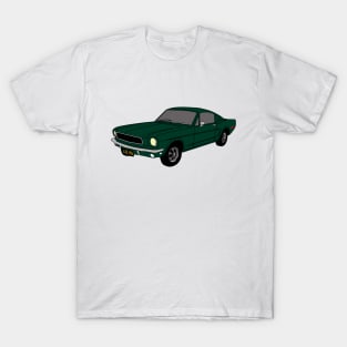 1968 Ford Mustang GT Cult Film T-Shirt